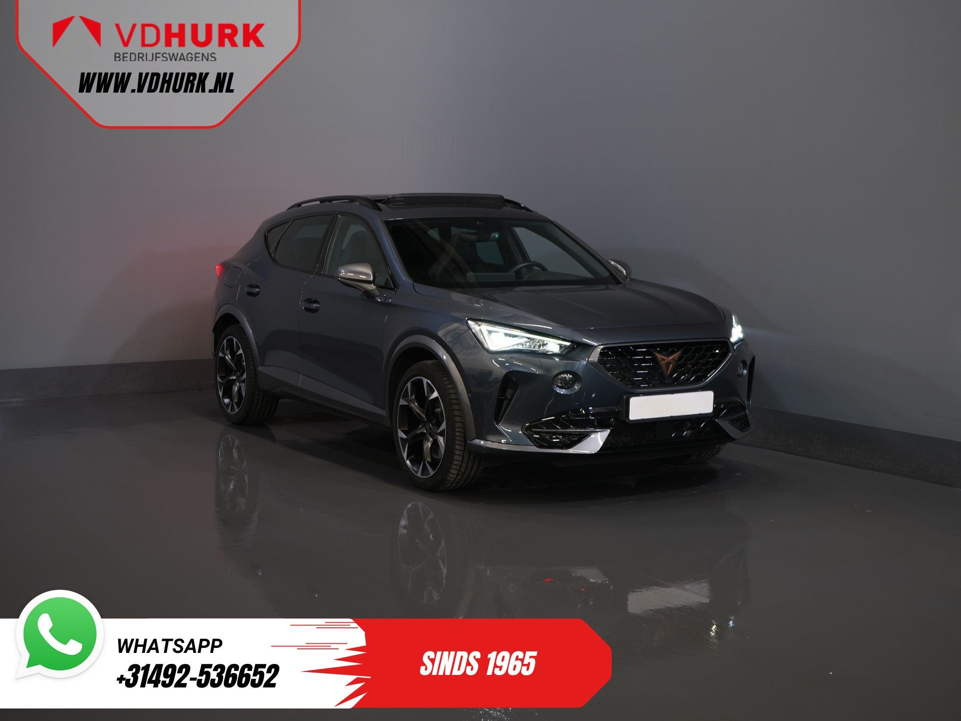 CUPRA Formentor 1.4 e-Hybrid 245 pk VZ Performance Edition P, Auto's, Gebruikt, 4 cilinders, Formentor, Blauw
