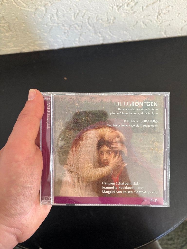 Rontgen, Francien Schatborn - Three Sonatas for Viola, Ophalen of Verzenden, Classicisme, Gebruikt, Kamermuziek