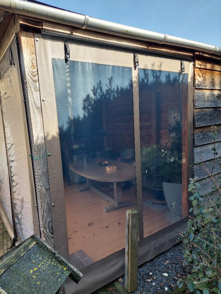 Verandazeil voor overkapping, Tuin en Terras, Ophalen, Gebruikt, Veranda