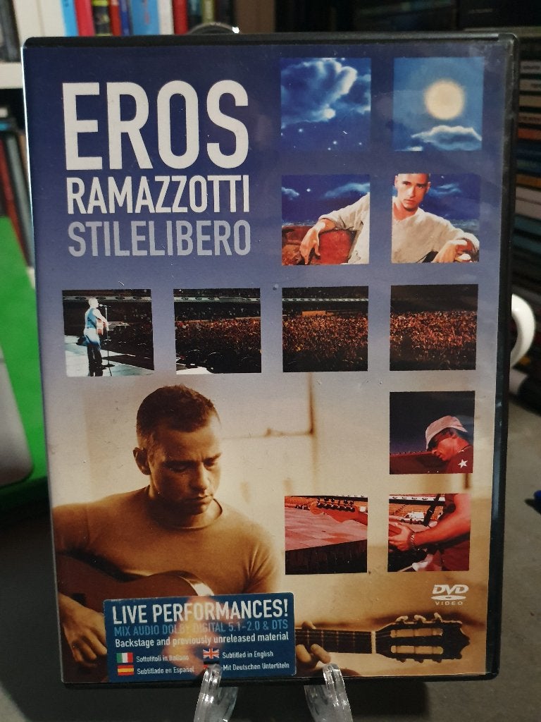 Eros Ramazzotti - Stilelibero DVD, Cd's en Dvd's, Alle leeftijden, Ophalen, Zo goed als nieuw