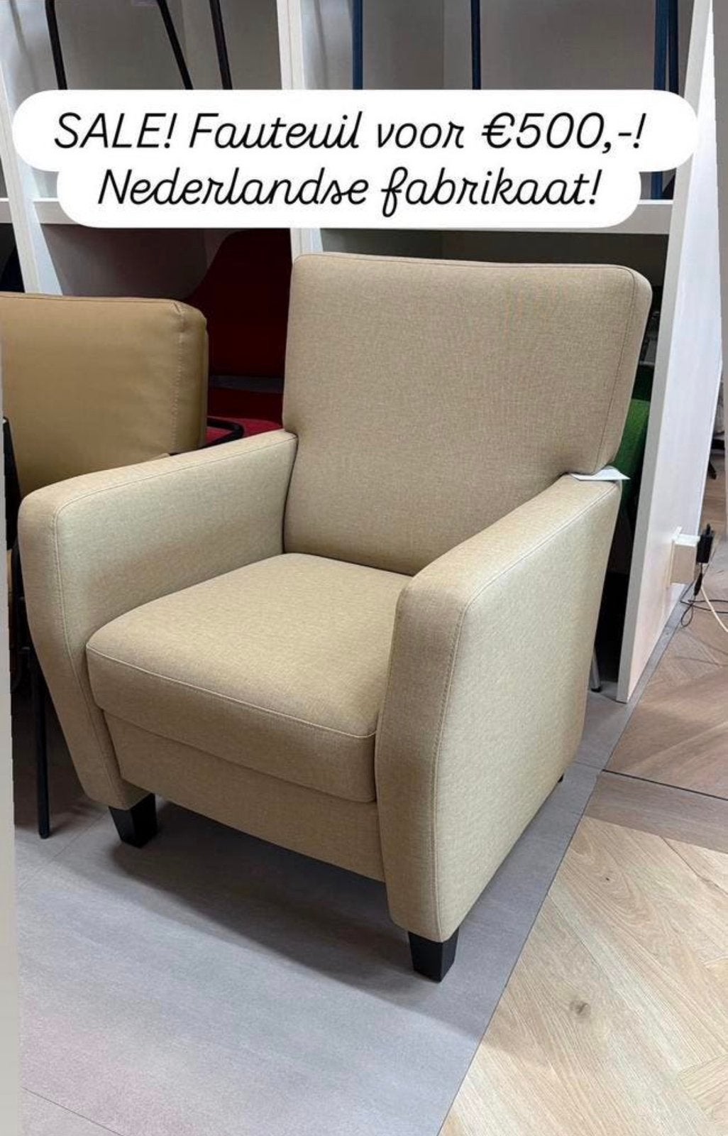 SALE! Fauteuil, Huis en Inrichting, Fauteuils, Ophalen, Nieuw, 75 tot 100 cm, 50 tot 75 cm