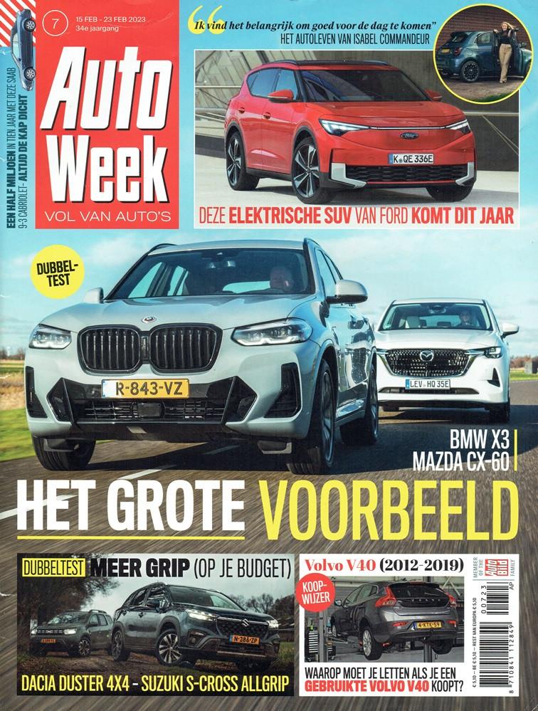Autoweek 2023 nr. 7 (o.a. BMW X3 & Mazda CX-60 PHEV), Verzenden, Gelezen, Algemeen