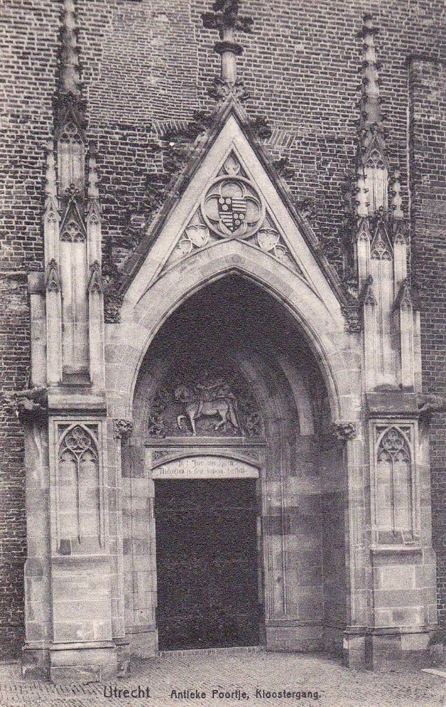 05823 Utrecht - Antieke Poortje Kloostergang, Verzenden, Voor 1920, Ongelopen, Utrecht