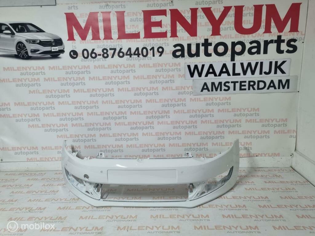 VOLKSWAGEN POLO 6R VOORBUMPER X4 PDC (2014/2017) LC9A, Nieuw, Ophalen of Verzenden, Bumper, Volkswagen