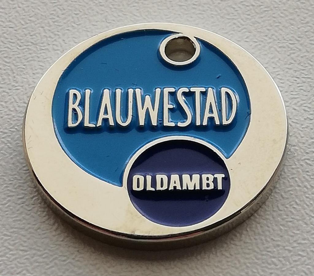 Winkelwagenmuntje Gemeente Blauwestad, Ophalen of Verzenden