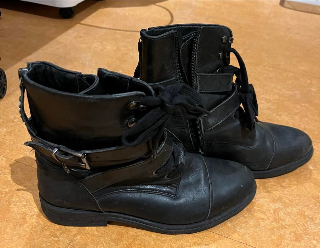 Mexx Dames Laarsjes - Maat 38, Kleding | Dames, Schoenen, Zwart, Lage of Enkellaarzen, Ophalen of Verzenden, Gedragen