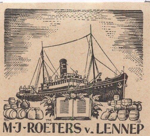 1266 Ex Libris Nederland : Thijs Mauve, 1945, Verzenden