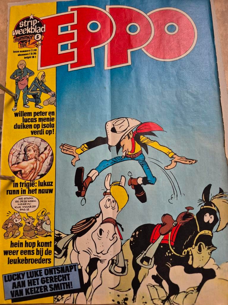 Pep en Eppo van november 1971 t/m januari 1977, Meerdere comics, Ophalen, Gelezen, Europa
