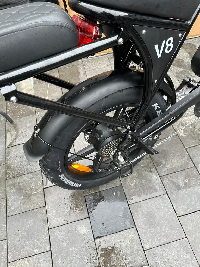 fatbike v8 ouxi, Nieuw, 59 cm of meer, 50 km per accu of meer, Ophalen