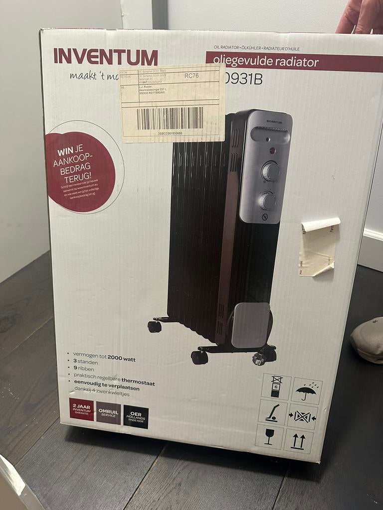 Inventum KO931B NIEUW, Ophalen, Overige merken