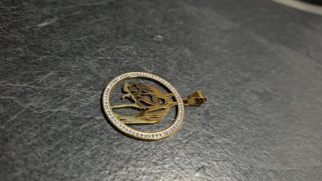 Paard hanger met ketting, Ophalen of Verzenden, Nieuw, Zilver, Overige materialen