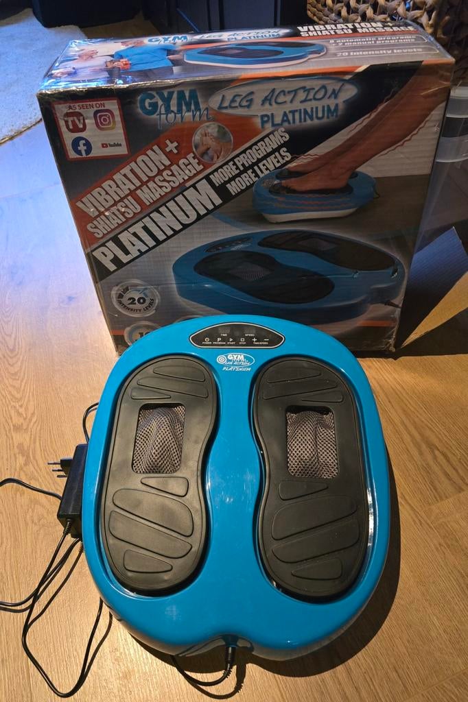Voetmassage apparaat - Gymform Leg Action Platinum, Ophalen of Verzenden, Zo goed als nieuw, Benen, Overige typen