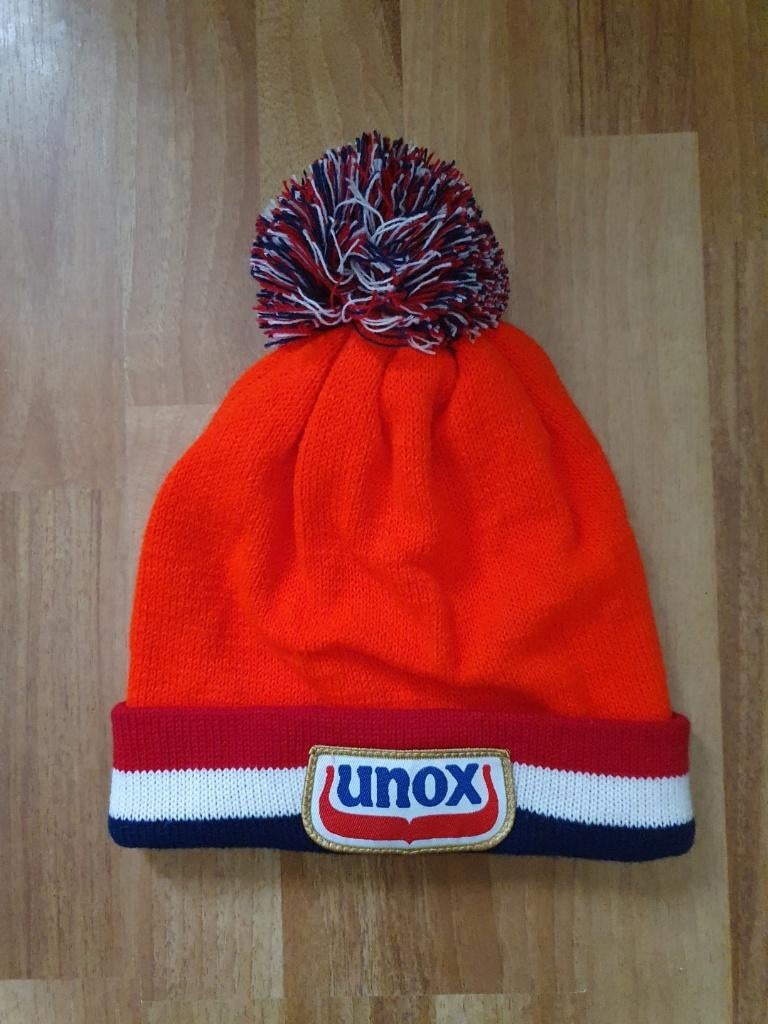 Unoxmuts, oranje muts Unox, Kleding | Heren, Mutsen, Sjaals en Handschoenen, Verzenden, Nieuw, Overige maten, Muts