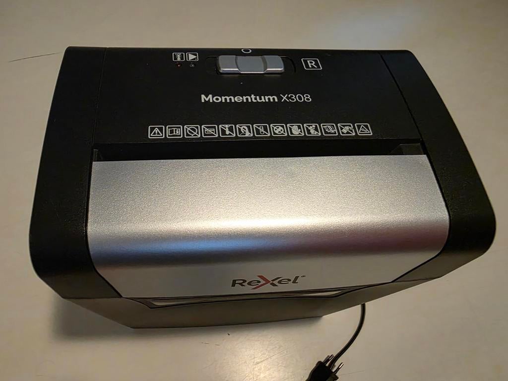 Rexel Momentum X308 Papiervernietiger - Prima Staat, Ophalen of Verzenden, Gebruikt