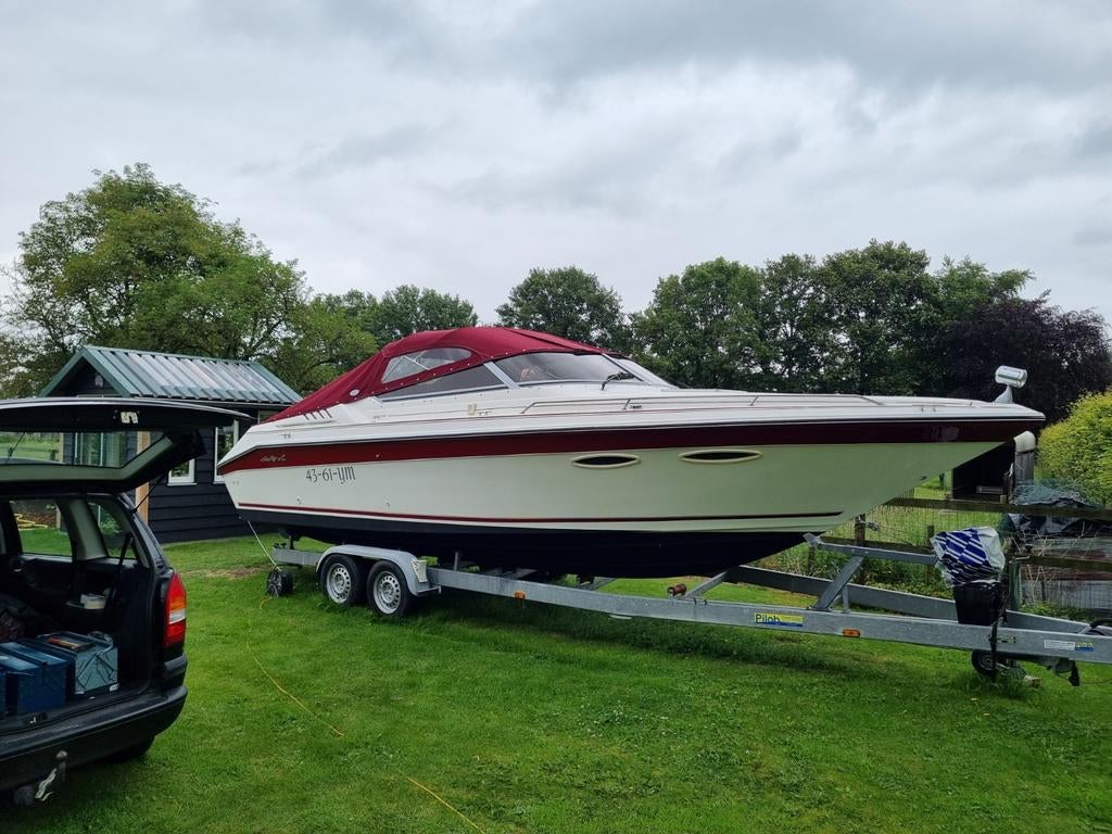 Sea Ray 260 OV Speedboot ., Gebruikt, Binnenboordmotor, Ophalen of Verzenden, 200 pk of meer
