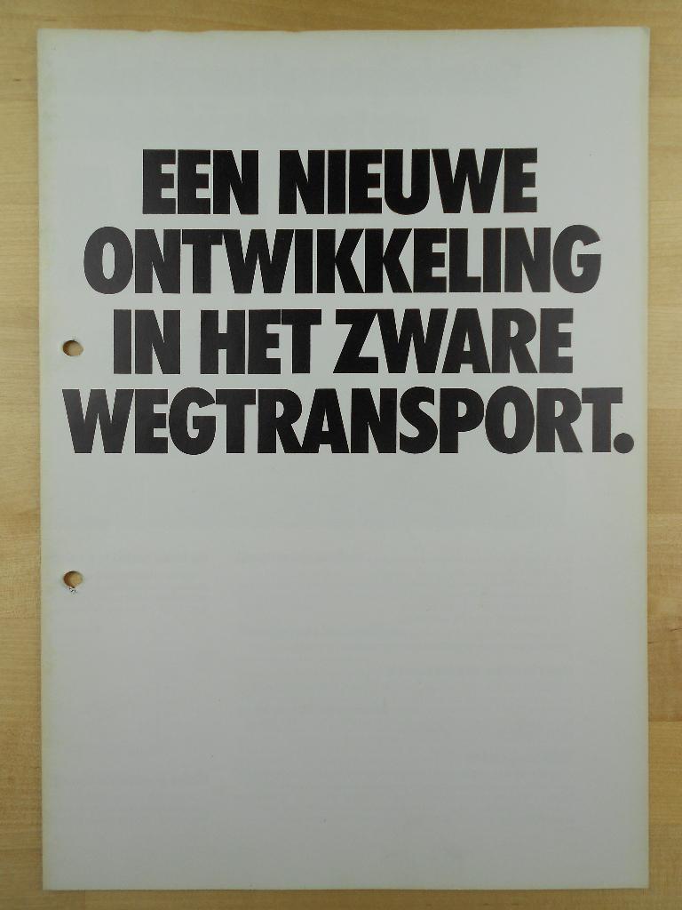 Scania 141 146 V8 Brochure 1976 – Front & Torpedo Neus, Ophalen of Verzenden, Zo goed als nieuw, Overige merken, Scania