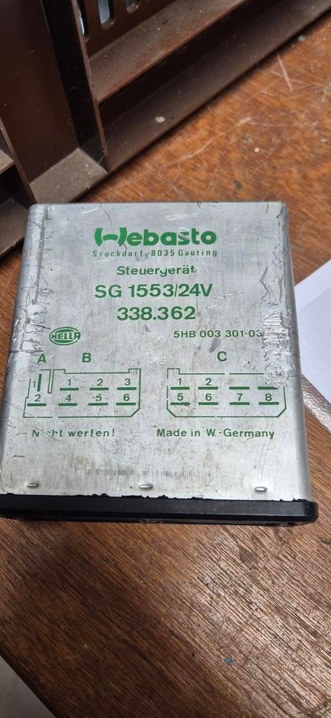Webasto stuurkast 24 volt  dbw 2010, Ophalen of Verzenden