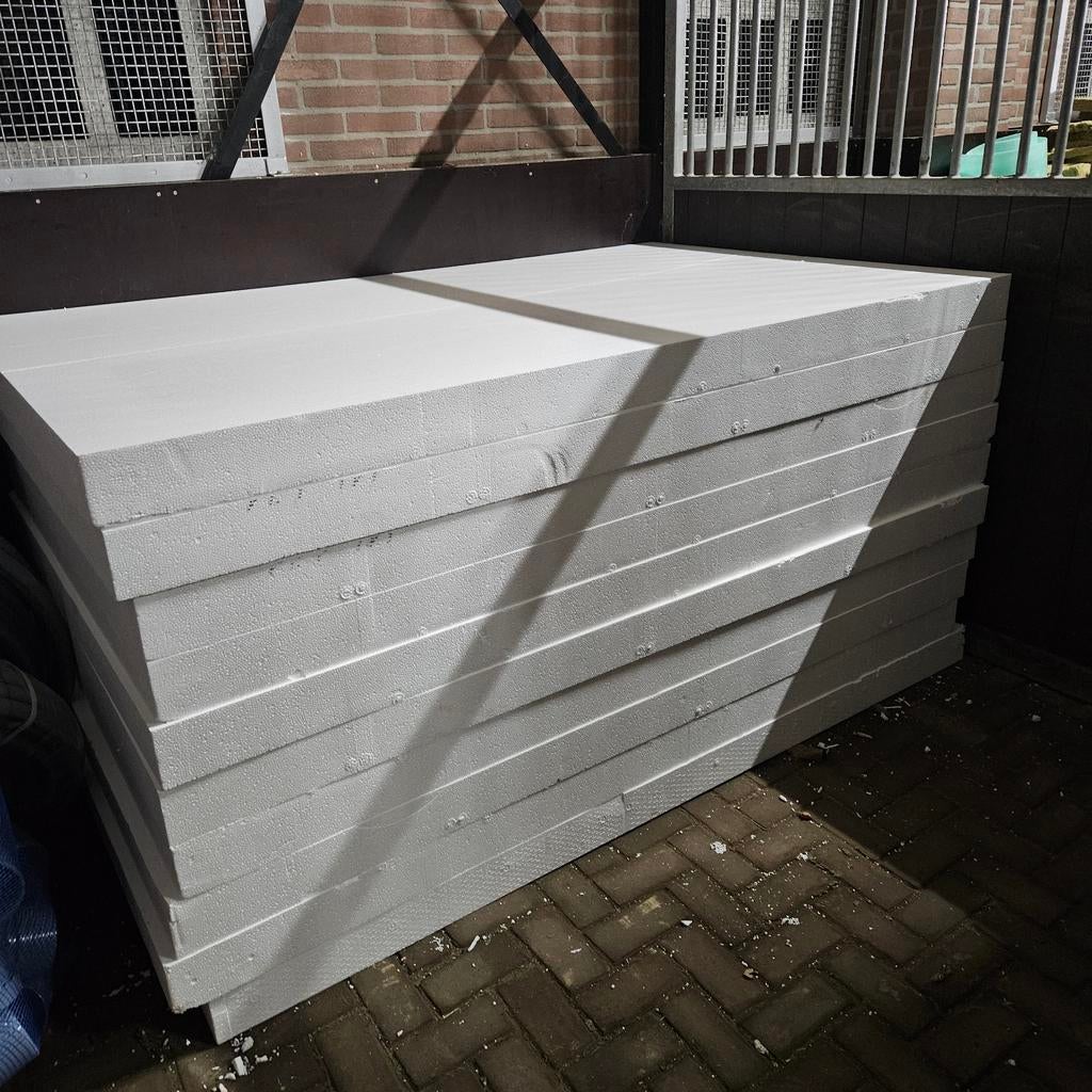 Tempex eps 10cm 2x1mtr 10stuks, Doe-het-zelf en Verbouw, Ophalen, Nieuw