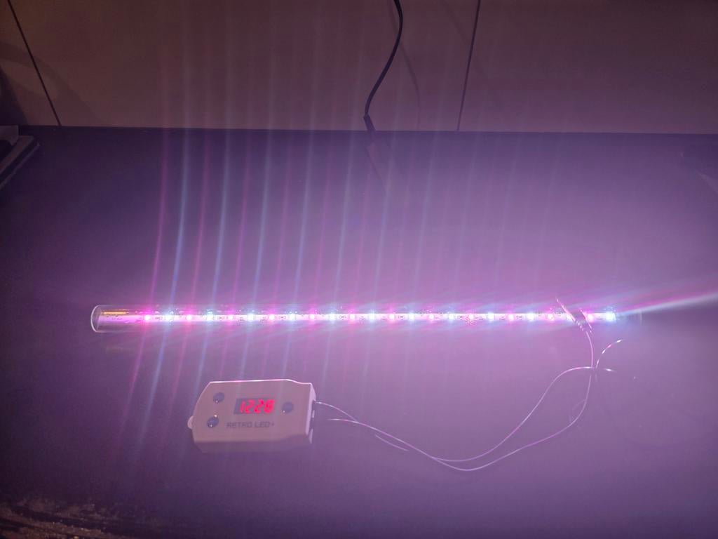 Aquariumlamp 52cm  met tijdschakelaar, Ophalen, Gebruikt, Modern, Minder dan 50 cm