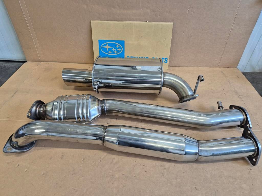 subaru impreza wrx sti fujitsubo Legalis R uitlaat rvs 3", Ophalen of Verzenden, Gebruikt, Subaru