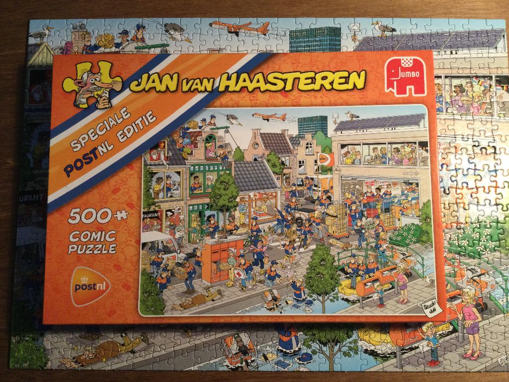 van Haasteren - speciale postnl editie, Hobby en Vrije tijd, Denksport en Puzzels, Ophalen, 500 t/m 1500 stukjes, Zo goed als nieuw