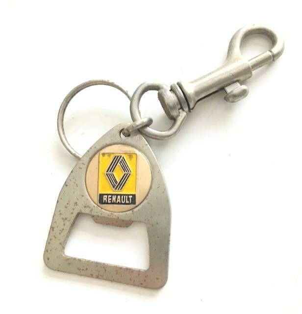 Vintage Renault sleutelhanger - opener, Ophalen of Verzenden, Auto's