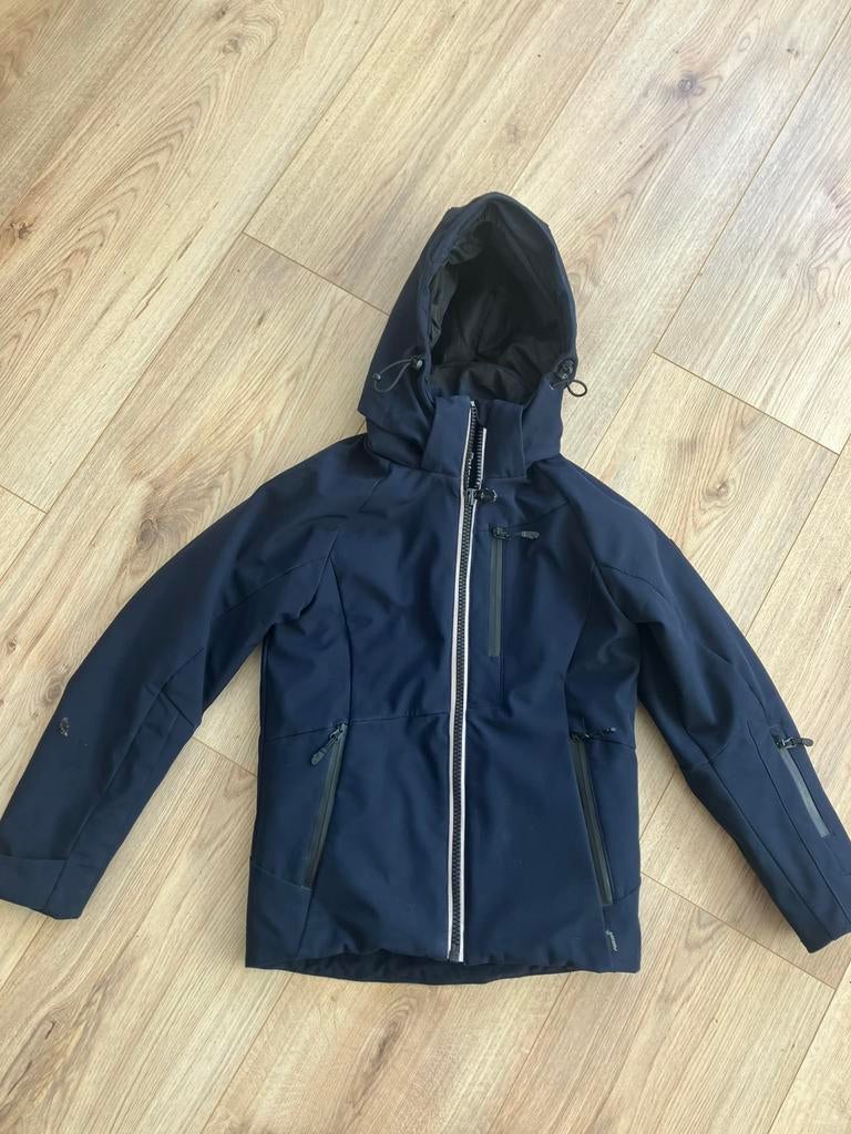 Falcon skijas donkerblauw maat 140, Kinderen en Baby's, Kinderkleding | Maat 140, Ophalen, Zo goed als nieuw, Jongen of Meisje