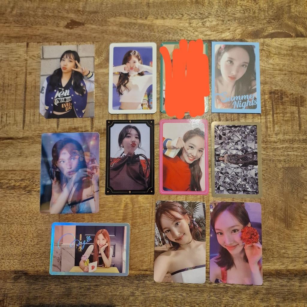 Twice photocards alle members, Ophalen of Verzenden, Zo goed als nieuw, Foto of Kaart