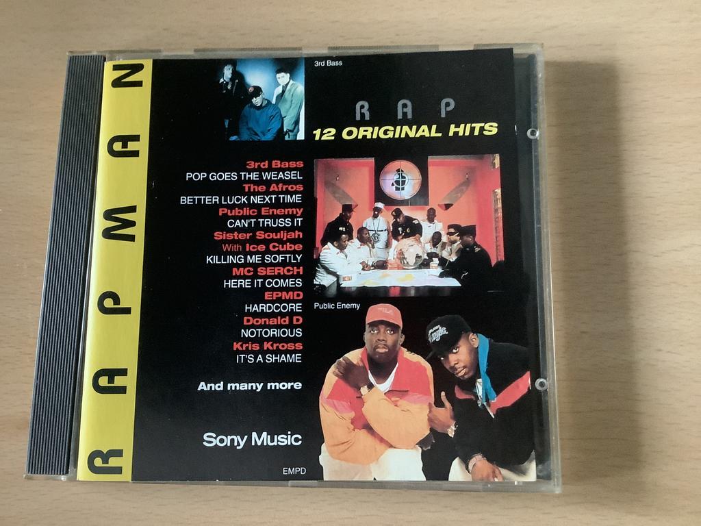 Rapman-12 original RAP songs. Various., Ophalen of Verzenden, Zo goed als nieuw