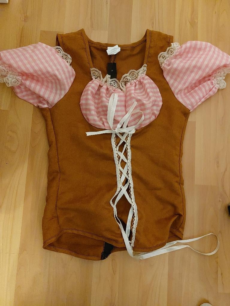 Folat - Oktoberfest Top - Maat S, Maat 38/40 (M), Carnaval, Ophalen of Verzenden, Zo goed als nieuw