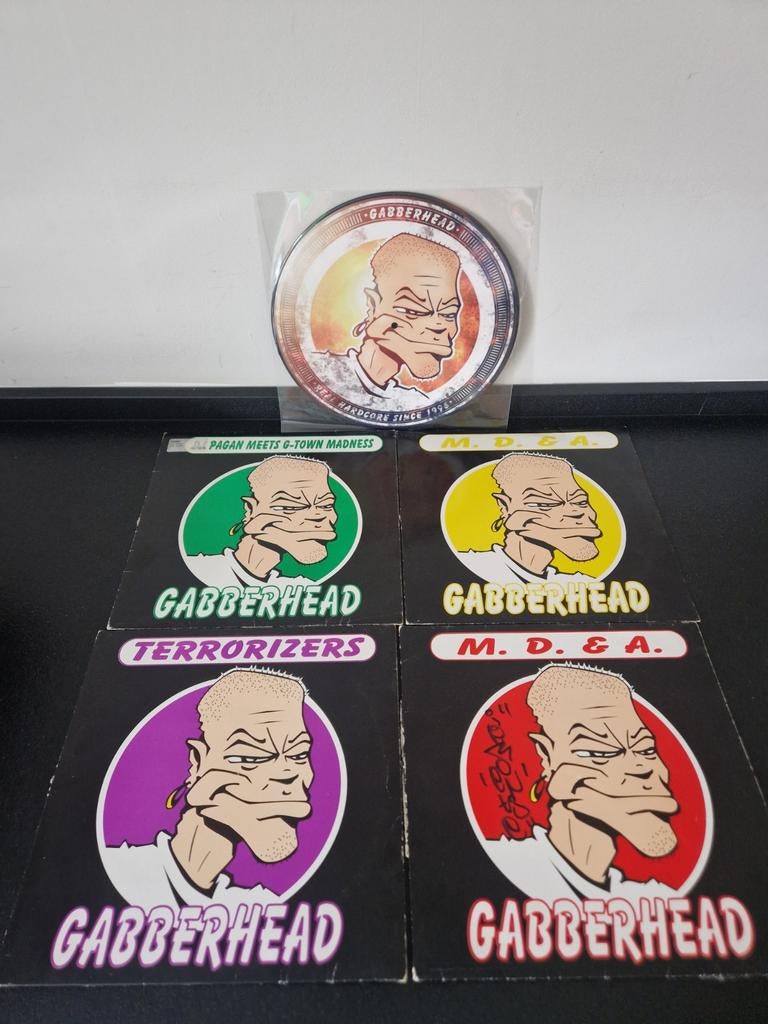 Gabberhead hardcore gabber vinyl. Thunderdome 90's early, Ophalen of Verzenden