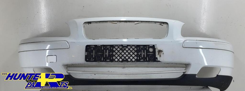 Voorbumper wit 614 Volvo V70 II ('00-'08) 08693340, Auto-onderdelen, Gebruikt, Voor, Ophalen of Verzenden, Volvo