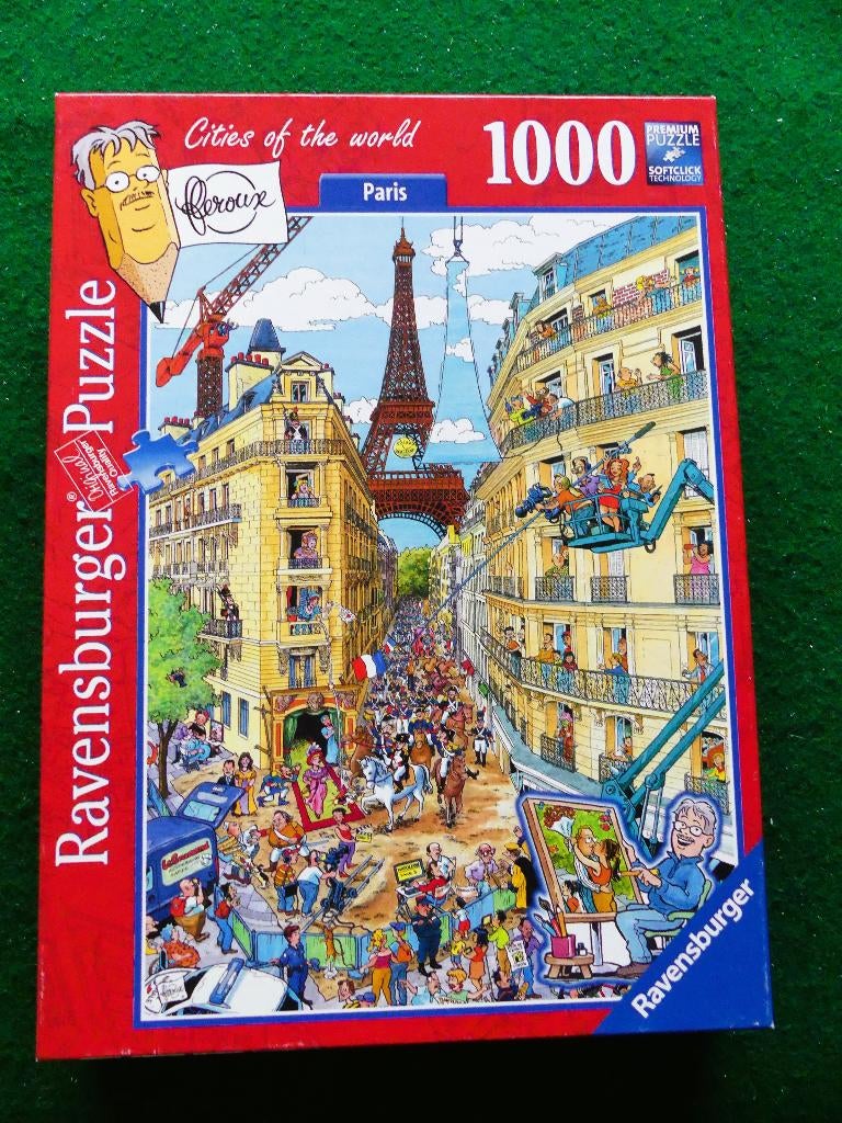 Mooie Ravensburger legpuzzel uit de Fleroux serie.. Parijs., Ophalen of Verzenden, 500 t/m 1500 stukjes, Zo goed als nieuw, Legpuzzel