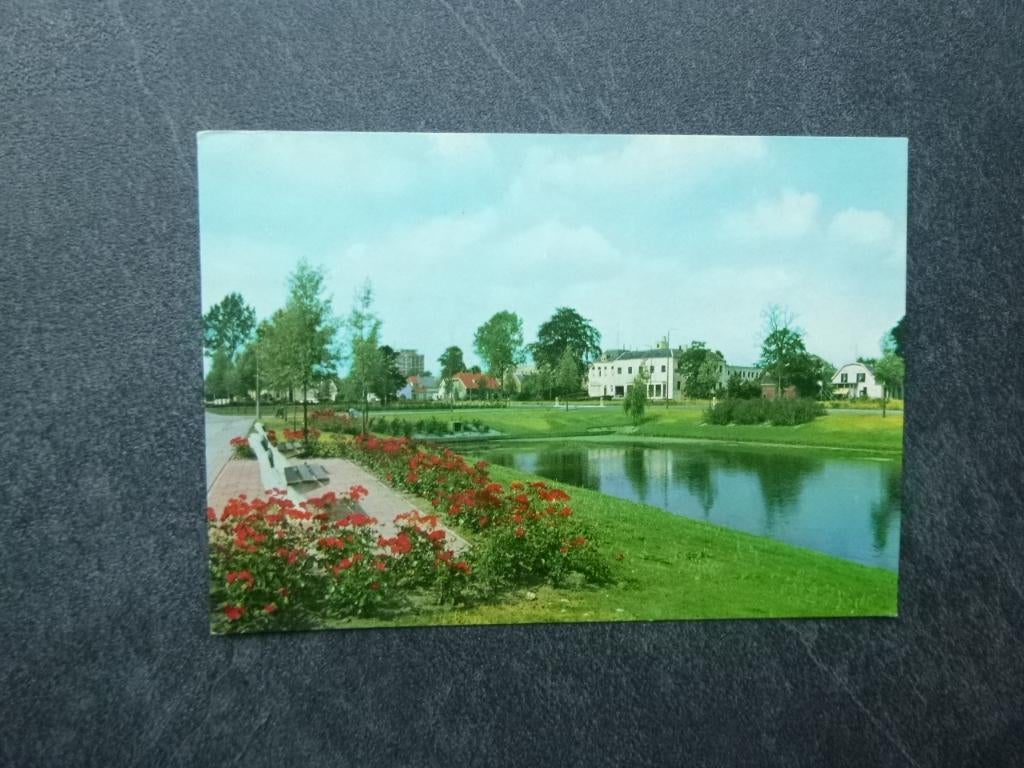 Velp, vijver Scheldestraat 1967, Verzenden, 1960 tot 1980, Gelopen, Gelderland