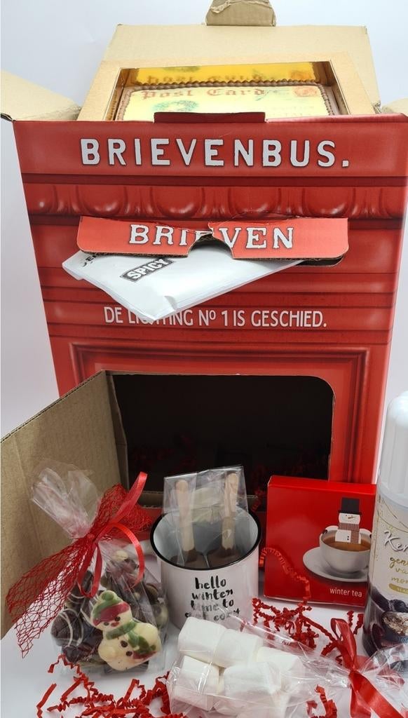 Verpakking Rode Engelse Brievenbus, Zakelijke goederen, Partijgoederen en Retail | Partijgoederen, Ophalen of Verzenden