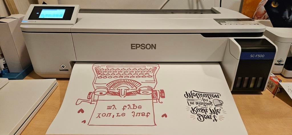 Epson SureColor SC-F500 Sublimatie Printer - 24 inch, Computers en Software, Printers, Gebruikt, Printer, Epson, Ophalen of Verzenden