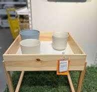 IKEA PRIMÄRSKOG plantentafel, Ophalen, Minder dan 60 cm, Vierkant, Nieuw