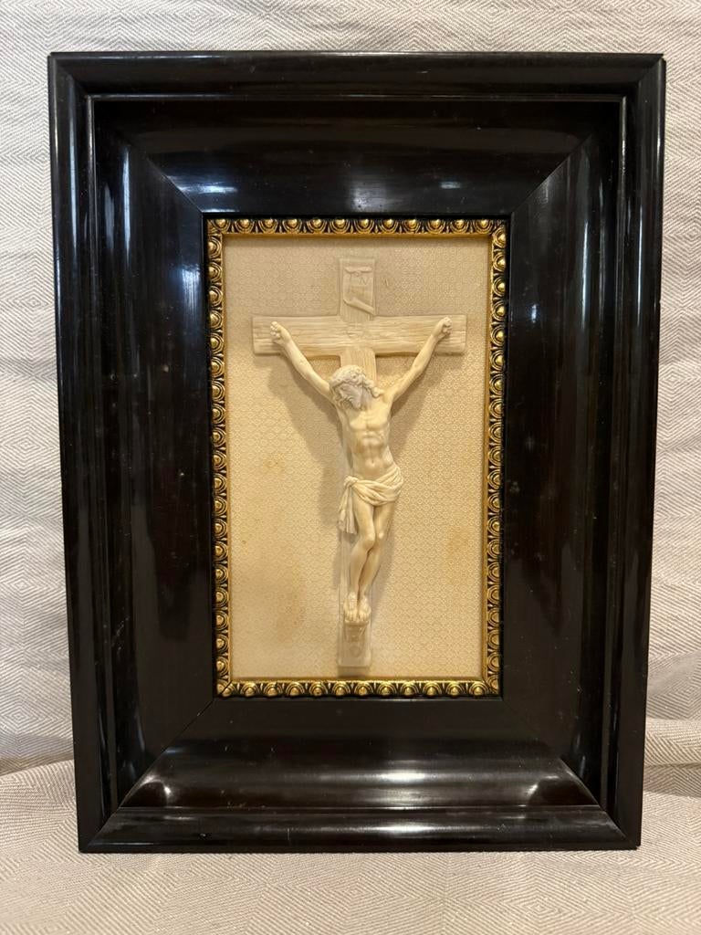 Antiek crucifix uit 1890, Ophalen of Verzenden