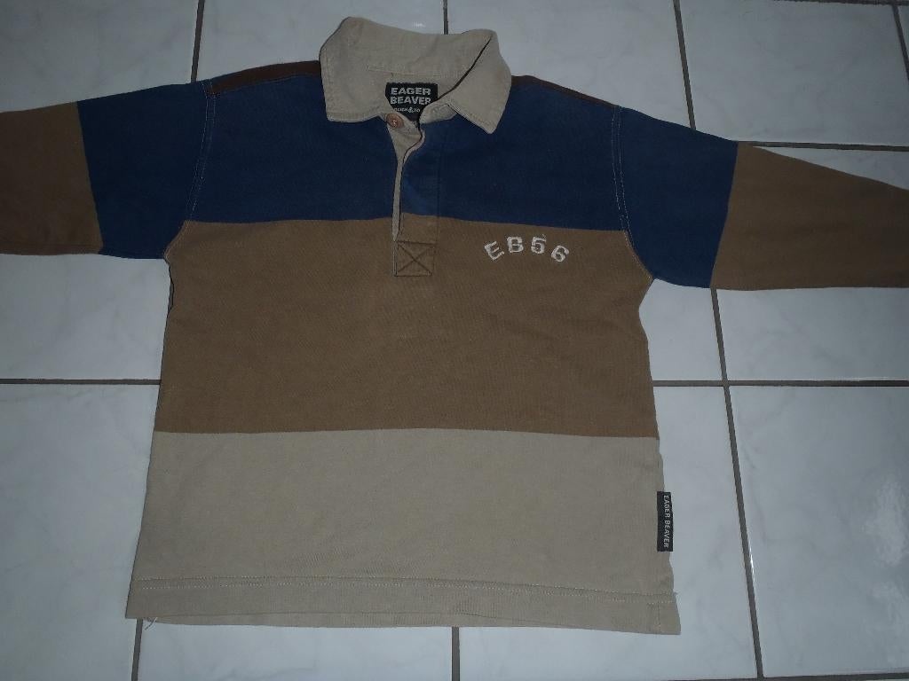 Jongensshirt maat 92 EAGER BEAVER, Ophalen of Verzenden, Gebruikt, Jongen, Shirt of Longsleeve