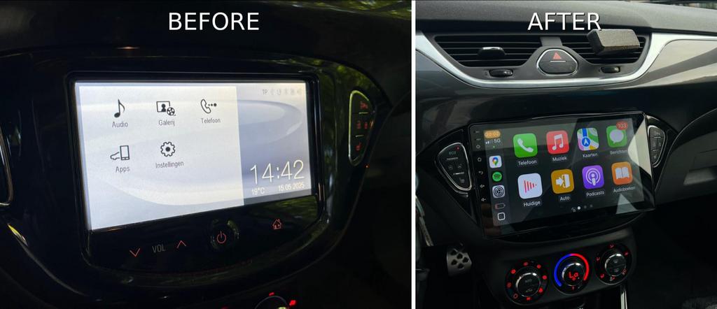 Inbouw Apple CarPlay scherm – Opel Corsa, Ophalen, Nieuw