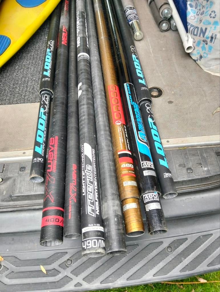 Diverse sdm masten v.a 370 cm, Watersport en Boten, Windsurfen, Ophalen, Gebruikt, Mast, Nvt