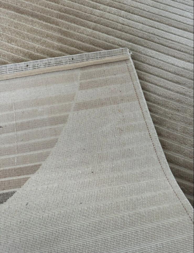 Tapijt met modern design, Ophalen, Beige, 150 tot 200 cm, 200 cm of meer