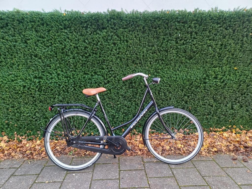 omafiets 28 inch, FACTUUR, GARANTIE, 53 tot 56 cm, Ophalen of Verzenden, Zo goed als nieuw, Pelikaan