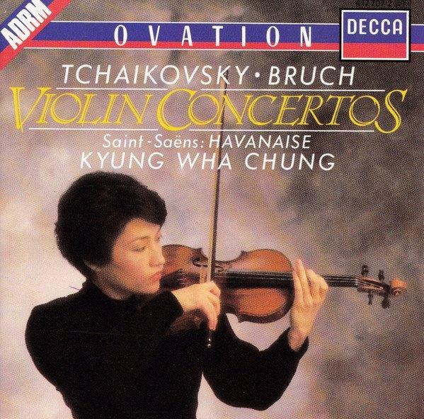 CD Violin Concertos Tchaikovsky BRUCH Kyung-Wha Chung, Verzenden, Classicisme, Zo goed als nieuw, Kamermuziek