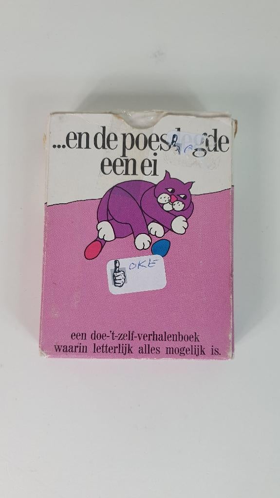 En de Poes legde een ei, kaartspel, verhaal maken. 8B10