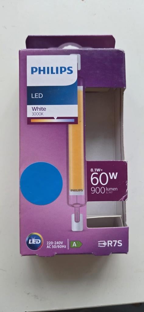 Philips LED staaflamp R7S 60W 118mm niet dimbaar, Ophalen, Led-lamp, Minder dan 30 watt, Nieuw