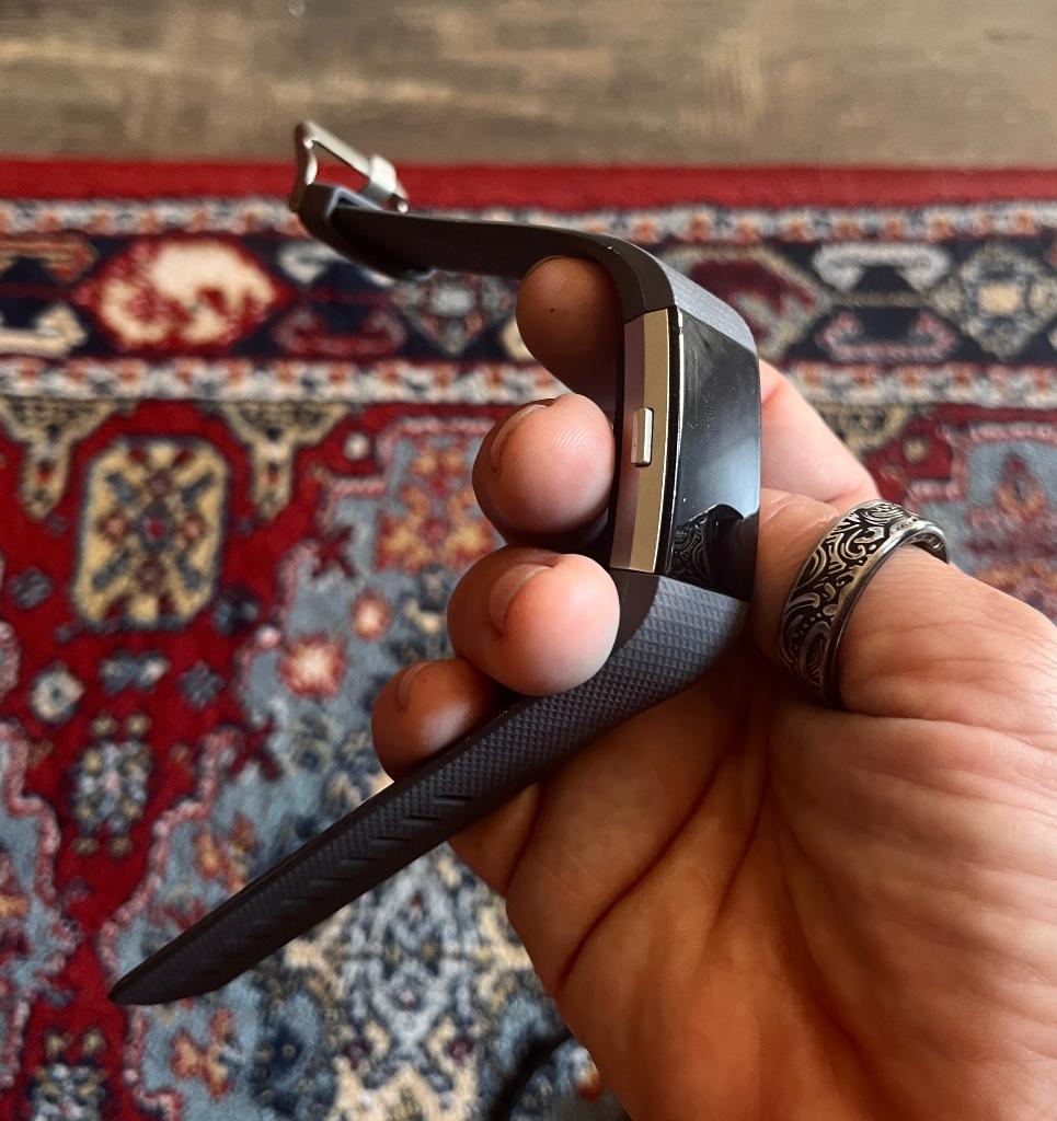 Fitbit Charge 2 met splinternieuw grijs bandje nu 39,99€, FitBit, Zwart, Ophalen of Verzenden, Zo goed als nieuw