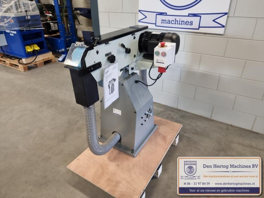 Bandschuurmachine Wisent met afzuiging 75 en 150mm 400V, Doe-het-zelf en Verbouw, Gereedschap | Schuurmachines, Ophalen, Zo goed als nieuw