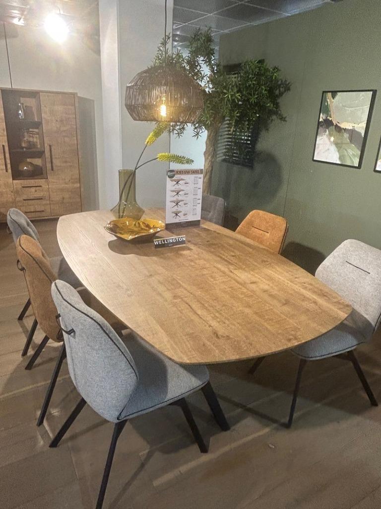 Zoek je een HPL tafel voor een aantrekkelijke prijs?, Huis en Inrichting, Tafels | Eettafels, Ophalen, 100 tot 150 cm, Vijf personen of meer