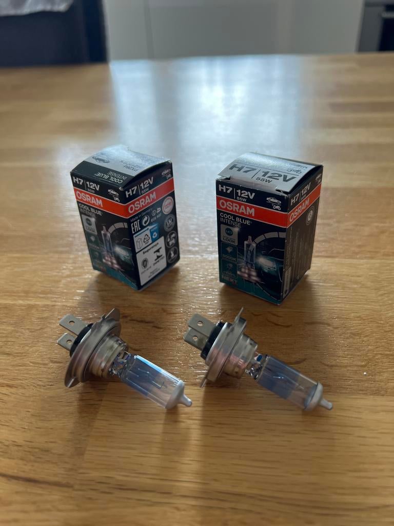 2x Osram Cool Blue Intense H7 - Weinig gebruikt, Ophalen, Nieuw, Universele onderdelen